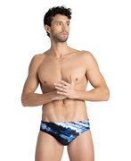 black-neon blue multi