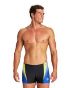 black-neon blue-soft green